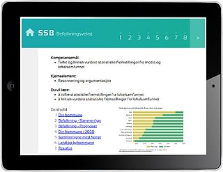 SSB-Befolkningsvekst - skjermbilde