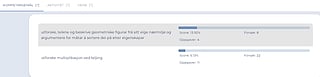 Nedbrutte kompetansemål og resultater for en elev – fra Fagkartet