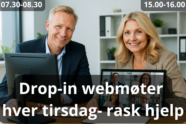 Drop-in - hver tirsdag, lav terskel, rask hjelp